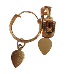 Novelika Latest Stylish Golden Tone Traditional Hoop Earring set for Women Girls - ER5003