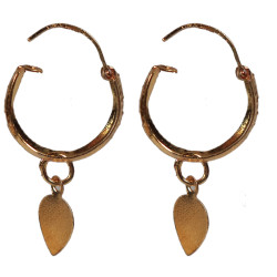 Novelika Latest Stylish Golden Tone Traditional Hoop Earring set for Women Girls - ER5003