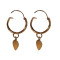 Novelika Latest Stylish Golden Tone Traditional Hoop Earring set for Women Girls - ER5003
