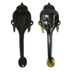 Buddha Door Handle Unique Brass Door Handle Antique Look Door Handle Unique Pull