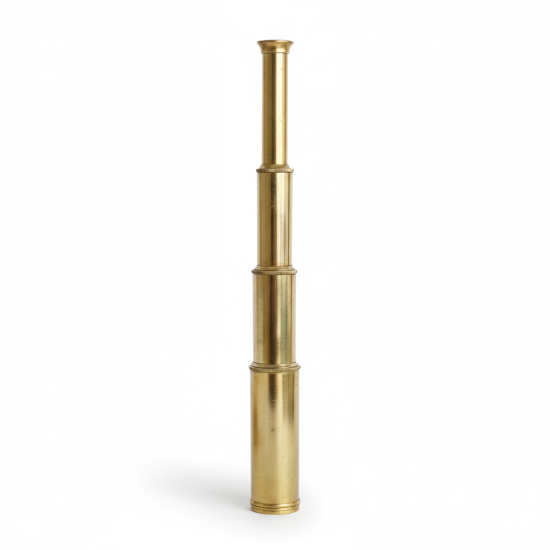 100% Brass Telescope - For Trekking, Marine Vintage Style, Bird Watching, Navy gift, Collectible etc | Ross London 