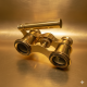 NOVELIKA - Brass Antique 1817 Brass Traveling Telescope Binoculars Monocular Binocular Showpiece , Gift Item Décor for Home & Office