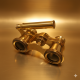 NOVELIKA - Brass Antique 1817 Brass Traveling Telescope Binoculars Monocular Binocular Showpiece , Gift Item Décor for Home & Office