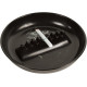 Novelika Melamine Ash Tray, 6.75 x 6.75 x 1.25 inches, Black set of 1