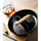 Novelika Melamine Ash Tray, 6.75 x 6.75 x 1.25 inches, Black set of 1