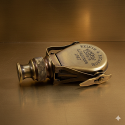 Antique Brass Binocular Brass Telescope Spyglass Monocular - KELVIN & HUGHES LONDON 1917 Antique Brass Binocular Brass Telescope Spyglass Monocular - KELVIN & HUGHES LONDON 1917