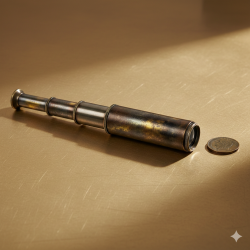 100% Brass Telescope - Four Folds Nautical Telescope - Marine Vintage Style |W Ottway Co Ltd Ealing London 1915