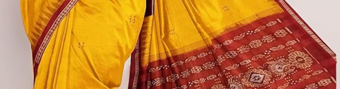 Bomkai Cotton Pata Saree
