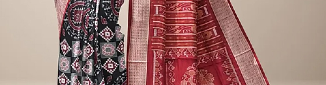 Sambalpuri Ikat / Bandha Silk Saree