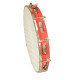 Novelika Dafli Musical Instrument - Dafli/Tambourine Hand Percussion Musical Instrument I Red color I
