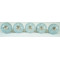 Grey & White Arrow Design Ceramic Drawer Knobs - For Kitchen Cabinet Hardware Door Handle Pulls Decorative Dresser - Pack Of 5
