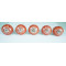 Ceramic knobs - Frank Stellar Multi Culour Ceramic Dresser Drawer Knob - Set Of 5 Pack