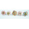 Multi Desgin Ceramic Knobs For- Kitchen Cupboard ,Furniture Home Decor,  Cabinet - Drawer - Cabinet pulls - Door knobs. (Set Of 5).