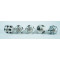 Ceramic Knobs - Multi Design - For Drawer Kitchen Cabinet Hardware Door Pulls Decorative Dresser Premium Elegance - Set Of 5 Pack