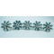 Ceramic knobs - Dark Green Leaf - Hardware Door Decorative Dresser Pulls Luxurious Crafted by Hand - Set Of 5