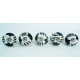 White & Black Leaf Design Ceramic Drawer Knobs - For Kitchen Cabinet Hardware Door Handle Pulls Decorative Dresser - Pack Of 5 White & Black Leaf Design Ceramic Drawer Knobs - For Kitchen Cabinet Hardware Door Handle Pulls Decorative Dresser - Pack Of 5