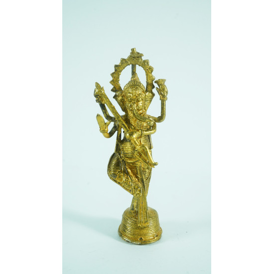 Avatar of Lord Ganesha Handmade Handicrafts Brass Statue Home Decor | Office Decor Interior Handmade Artwork 100% Original
