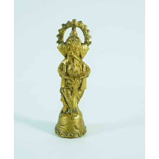 Avatar of Lord Ganesha Handmade Handicrafts Small Brass Statue Home Decor | Office Decor Interior Handmade Artwork 100% Original