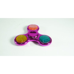 FIGROL Pop Fidget Spinner, Simple Sensory Fidget Spinner Toy For Stress Reduction and Anxiety Relief Hand Toy for Children-Pink