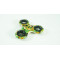Multicolor Design Hand Spinner Tri Fidget Spinning  With Ultra Speed - For Kids And Adults 