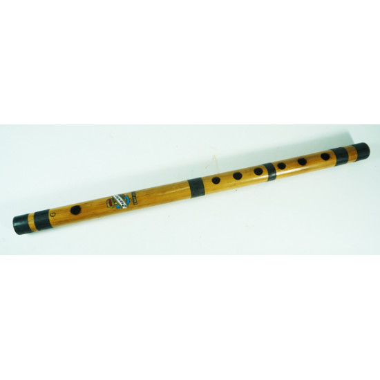 Natural Bamboo Flute Bansuri - Musical Instrument - 7 Finger Hole - G Scale Natural Bamboo Flute - Set Of 1