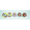 Multi Drawer Knobs- Kitchen Cabinet Knobs- Multi Cabinet Pulls- Door Handles Ceramic Knobs - Set Of 5