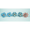 Multi Design - Ceramic Knobs - For Drawer Kitchen Cabinet Hardware Door Pulls Decorative Dresser Premium Elegance - 5 Pack