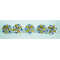 Yellow  Flower Leaf's Ceramic Knobs - Vintage Decorative Knobs - For  Kitchen Cupboard ,Furniture Home Décor,  Cabinet - Drawer - Cabinet pulls - Door knobs. (Set Of 5.)