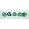 Ceramic Knobs - Multicolor Flower Design  - Kitchen Cabinet Knobs- Multi Cabinet Pulls- Door Handles Ceramic Knobs - Set Of 5
