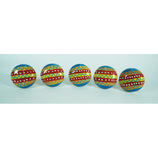 Ceramic Knobs - Kitchen Cabinet Knobs are Made of Premium Ceramic - Set Of 5