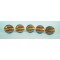 Ceramic Knobs - Kitchen Cabinet Knobs are Made of Premium Ceramic - Set Of 5