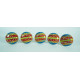 Ceramic Knobs - Kitchen Cabinet Knobs are Made of Premium Ceramic - Set Of 5
