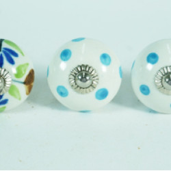 Multicolor Flower Design Ceramic Drawer Knobs - For Kitchen Cabinet Hardware Door Handle Pulls Decorative Dresser - Pack Of 5 Multicolor Flower Design Ceramic Drawer Knobs - For Kitchen Cabinet Hardware Door Handle Pulls Decorative Dresser - Pack Of 5