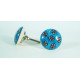 NOVELIKA- Blue Decorative Flowers .Blue Mandala Hand Painted Indian Ceramic Knobs For-Homes, Kitchens, Offices, Changing Rooms and Other Places. NOVELIKA- Blue Decorative Flowers .Blue Mandala Hand Painted Indian Ceramic Knobs For-Homes, Kitchens, Offices, Changing Rooms and Other Places.