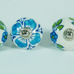 NOVELIKA-Multi Flower For- Bookcase, Drawers, Cabinet Drawers, Closet Drawers, Dresser Drawers, Kitchen Drawers, Cabinets, and Others.( Pack Of 5 )