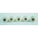 Solid White Ceramic Drawer Knobs - For Drawer Kitchen Cabinet Hardware Door Pulls Decorative Dresser Premium Elegance - Pack Of 5