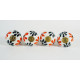 NOVELIKA- Black & Orange Ceramic knobs. For Kitchen Cupboard ,Furniture Home Décor, Cabinet - Drawer - Cabinet pulls - Door knobs. (Set Of 4.) NOVELIKA- Black & Orange Ceramic knobs. For Kitchen Cupboard ,Furniture Home Décor, Cabinet - Drawer - Cabinet pulls - Door knobs. (Set Of 4.)