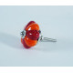 Red & Orange Design - Ceramic  Knobs - Door Handle for Kitchen Cabinets Wardrobe - Set Of 4