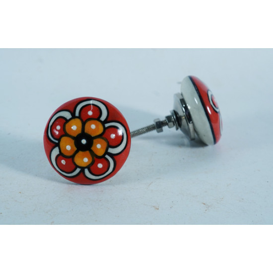 NOVELIKA -Modern Round Artistic Flower Design Knobs . For Kitchen Cupboard ,Furniture Home Décor, Cabinet - Drawer - Cabinet pulls - Door knobs. (Set Of 5.) NOVELIKA -Modern Round Artistic Flower Design Knobs . For Kitchen Cupboard ,Furniture Home Décor, Cabinet - Drawer - Cabinet pulls - Door knobs. (Set Of 5.)