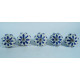 White Round Blue Flower Design - Ceramic Knobs - Farmhouse, Home, Office, Garage, Room, Bathroom, Kitchen, Bedroom - Set Of 5 White Round Blue Flower Design - Ceramic Knobs - Farmhouse, Home, Office, Garage, Room, Bathroom, Kitchen, Bedroom - Set Of 5