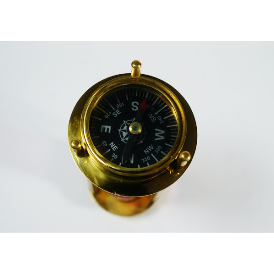 NOVELIKA- Sand Timer Hour Glass Sand Glass Clock Ideal for Workout Antique Nautical Décor with Compass, Pink (6 Minutes )