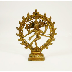 NOVELIKA - Lord Shiva Dancing Natraj Murti Nataraja Shiv Statue Brass Metal Home Décor and Temple Mandir.