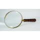 NOVELIKA -Magnifying Brass Glass - Nautical - Vintage - Perfect For Gift For Computer Desk-Gift for New Office bookshelf décor, coffee table décor 1 Pieces.