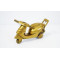 NOVELIKA -Brass Decorative Activa Nautical Scooter Model Vintage Look Item Fine Finishing Work for Display Showpiece and Home Decor.