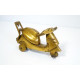 NOVELIKA -Brass Decorative Activa Nautical Scooter Model Vintage Look Item Fine Finishing Work for Display Showpiece and Home Decor.