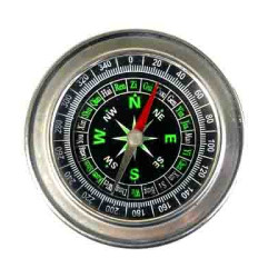 Stainless Steel Directional Magnetic Hand Compass For Feng Shui Travel, Camping, mountain rangers Compass