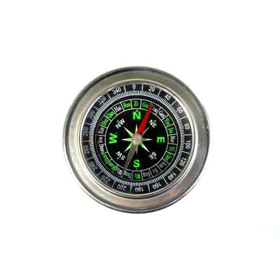 Stainless Steel Directional Magnetic Hand Compass For Feng Shui Travel, Camping, mountain rangers Compass