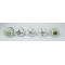Ceramic Knobs - Multicolor Two Design Set - Decorative Kitchen and Dresser Handles - Set Of 5
