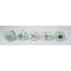 Ceramic Knobs - Multicolor Two Design Set - Decorative Kitchen and Dresser Handles - Set Of 5