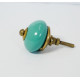 Solid Green Design Ceramic Drawer Knobs - For Kitchen Cabinet Hardware Door Handle Pulls Decorative Dresser - Pack Of 4 Solid Green Design Ceramic Drawer Knobs - For Kitchen Cabinet Hardware Door Handle Pulls Decorative Dresser - Pack Of 4